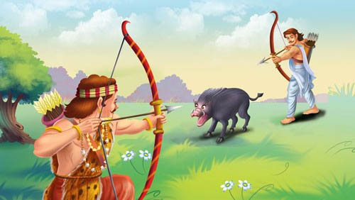 भगवान शिव और अर्जुन युद्ध