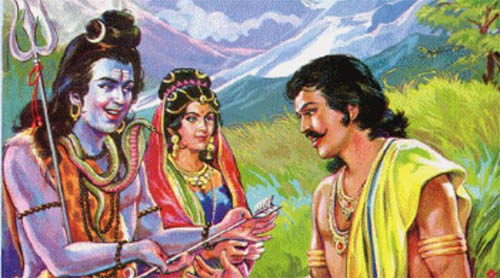 भगवान शिव और अर्जुन युद्ध